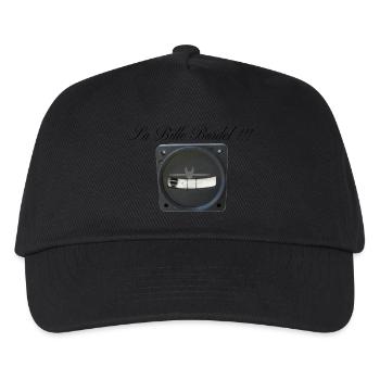 The messy ball Top off-center - Kids’ Baseball Cap - black - Front