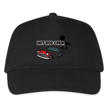 HOT ROD CREW 1 - Kinder Basecap - Schwarz - Vorne