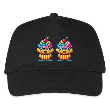 cupcake 2 - Kinder Basecap - Schwarz - Vorne