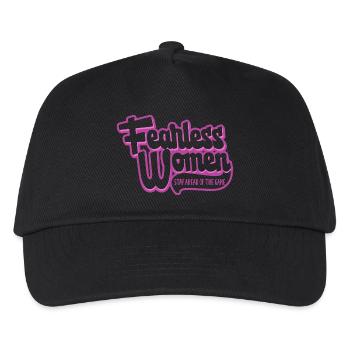 Les femmes intrépides gardent une longueur d’avance - Casquette de baseball Enfant - noir - Devant