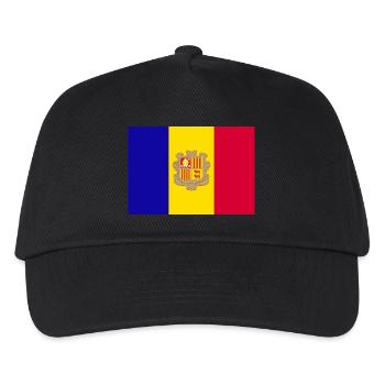 Andorra - Kinder Basecap - Schwarz - Vorne