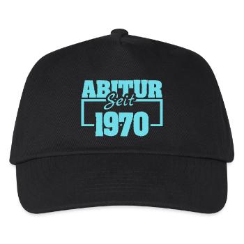 Abiturient 1970 - Kinder Basecap - Schwarz - Vorne