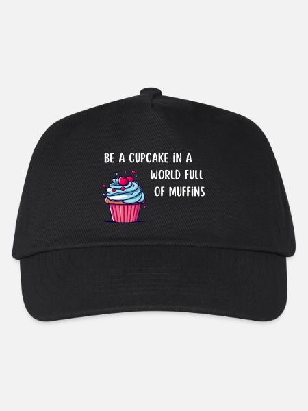 Be a Cupcake - Kinder Basecap - Schwarz
