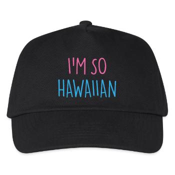 JE SUIS TELLEMENT HAWAÏEN - Casquette de baseball Enfant - noir - Devant