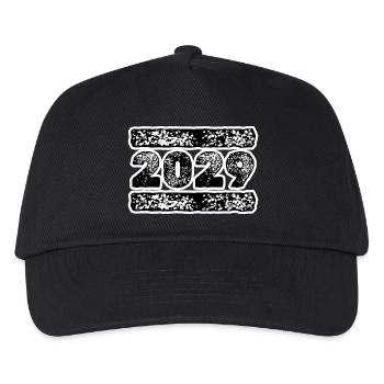 Year 2029 - Kids’ Baseball Cap - black - Front
