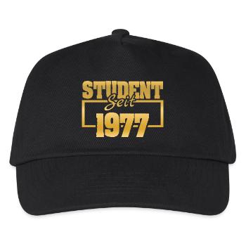 seit 1977 - Kinder Basecap - Schwarz - Vorne