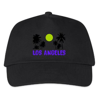 Los Angeles - Casquette de baseball Enfant - noir - Devant