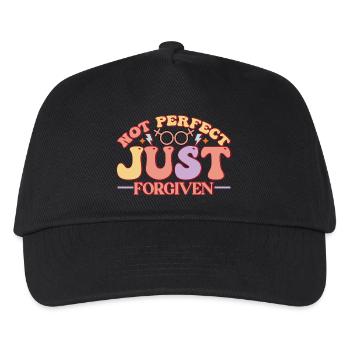 Not Perfect Just Forgiven - Kids’ Baseball Cap - black - Front