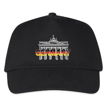 GERMANY - Kinder Basecap - Schwarz - Vorne