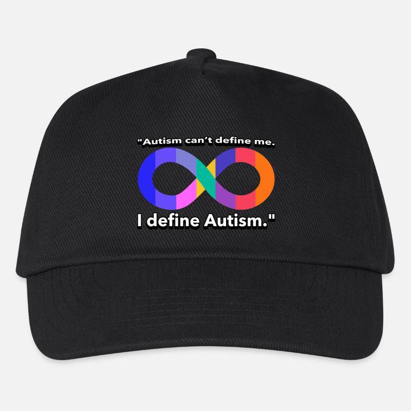 Autismus Zitat T-Shirt - Kinder Basecap - Schwarz
