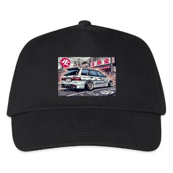 JDM Stationwagon - Kinder Basecap - Schwarz - Vorne