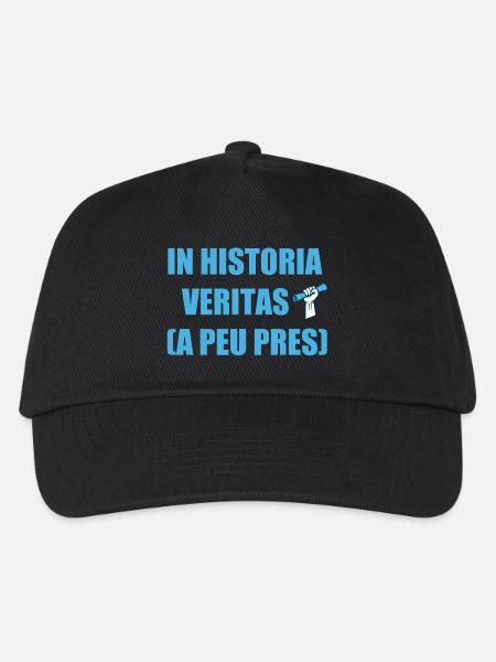 In Historia Veritas - Casquette de baseball Enfant - noir