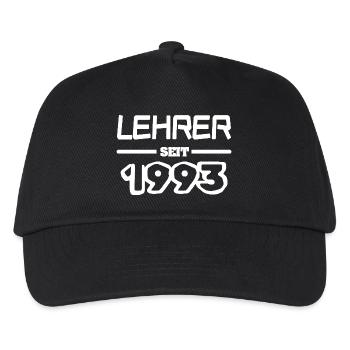 Lehrerin 1993 - Kinder Basecap - Schwarz - Vorne