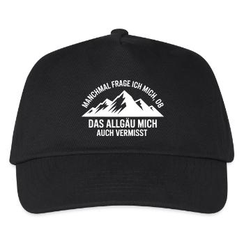Je me demande si l’Allgäu ne me manque pas ! - Casquette de baseball Enfant - noir - Devant