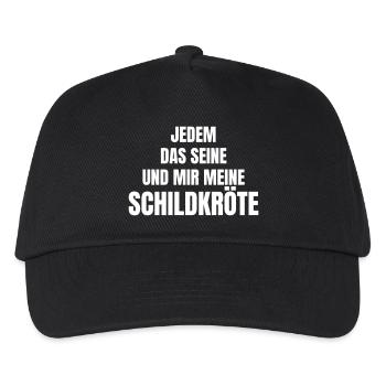 Turtle Owner - Kids’ Baseball Cap - black - Front