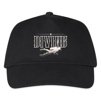 Dive - Kids’ Baseball Cap - black - Front