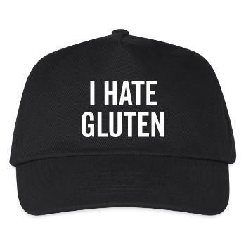Ich hasse Gluten - Kinder Basecap - Schwarz - Vorne