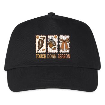 Saison des touchdowns de football américain - Casquette de baseball Enfant - noir - Devant