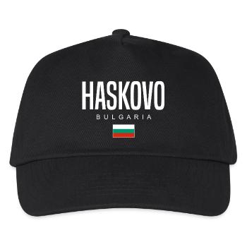 Haskovo Bulgaria - Kids’ Baseball Cap - black - Front