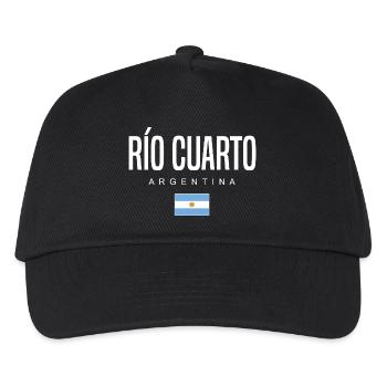 Río Cuarto Argentinien Argentinier - Kinder Basecap - Schwarz - Vorne
