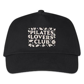 Pilates Liebhaber Club Sport Mädchen Instruktor lustig - Kinder Basecap - Schwarz - Vorne