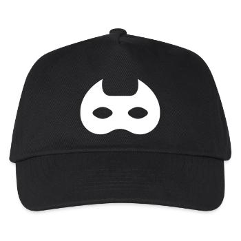 Mask of a Superhero - Kids’ Baseball Cap - black - Front