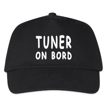Tuner - Kinder Basecap - Schwarz - Vorne
