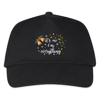 Lustiges Paar Weihnachtsshirt, passende Weihnachten - Kinder Basecap - Schwarz - Vorne