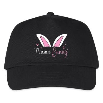 Werdende Mutter Ostern Gender Reveal - Kinder Basecap - Schwarz - Vorne