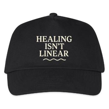 Heilung ist kein linearer Weg - Kinder Basecap - Schwarz - Vorne