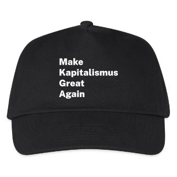 Make Capitalism Great Again - Kids’ Baseball Cap - black - Front