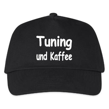 Tuning - Kinder Basecap - Schwarz - Vorne