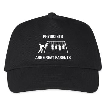 Physicist Humor Scientist Funny - Kids’ Baseball Cap - black - Front