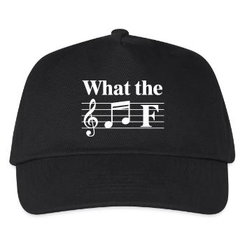 Melody Lines on Staff - Kids’ Baseball Cap - black - Front