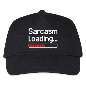 Statut de chargement du sarcasme - Casquette de baseball Enfant - noir - Devant