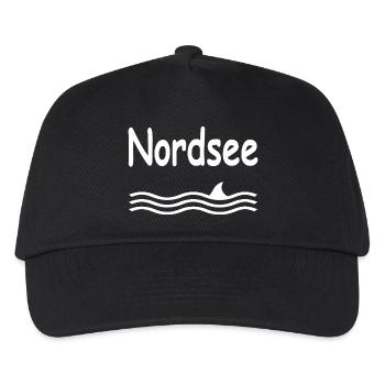 Nordsee - Kinder Basecap - Schwarz - Vorne