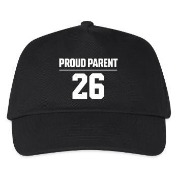 Proud Parent 2026 Parents Pride - Kids’ Baseball Cap - black - Front
