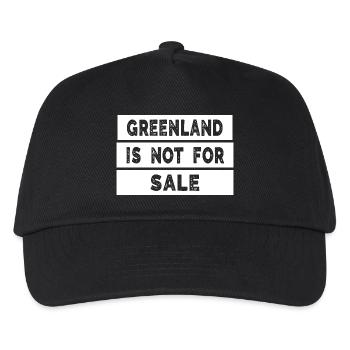 Greenland Is Not For Sale - Kids’ Baseball Cap - black - Front