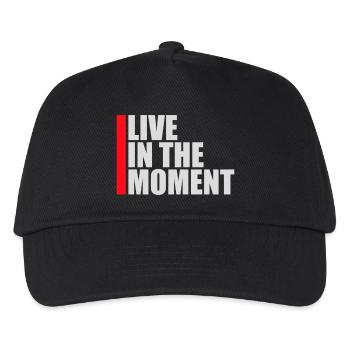 Vivre dans l’instant Pleine conscience de la présence - Casquette de baseball Enfant - noir - Devant