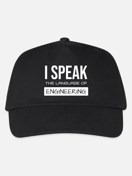 I Speak Engineering Glyphs - Kinder Basecap - Schwarz