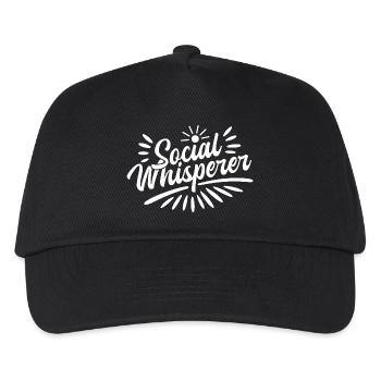Social Worker Quote Whisperer Social Worker - Kinder Basecap - Schwarz - Vorne