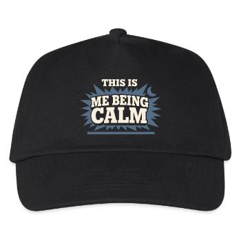 Perimenopause Humor Perimenopause - Kinder Basecap - Schwarz - Vorne