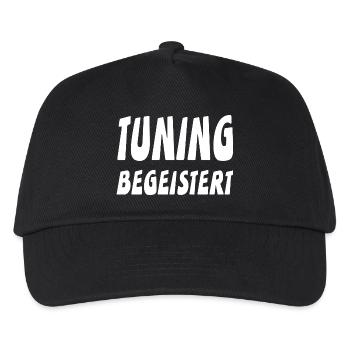 Tuning - Kinder Basecap - Schwarz - Vorne