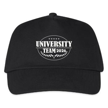 University Team 2026 Emblem - Kids’ Baseball Cap - black - Front