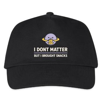Existenzieller Humor, Nihilismus, Humor, - Kinder Basecap - Schwarz - Vorne