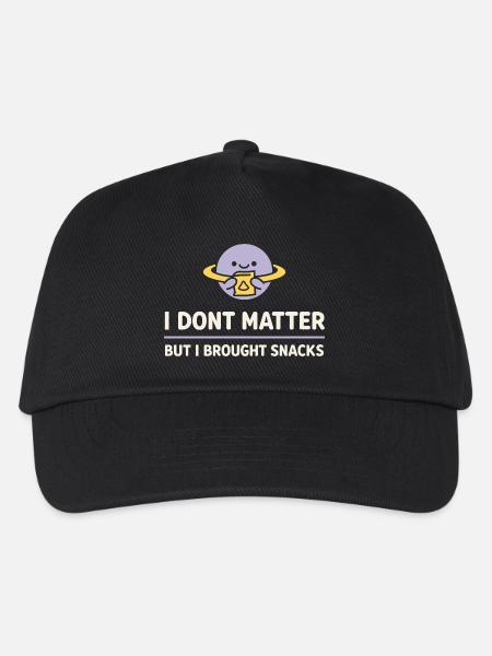 Existenzieller Humor, Nihilismus, Humor, - Kinder Basecap - Schwarz