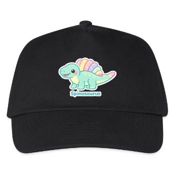 Pastel Spinosaurus Sticker - Kids’ Baseball Cap - black - Front