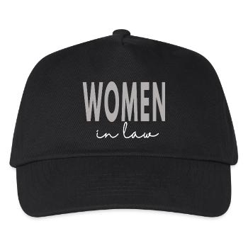 Women In Law Lawyer School Student Attorney - Kids’ Baseball Cap - black - Front