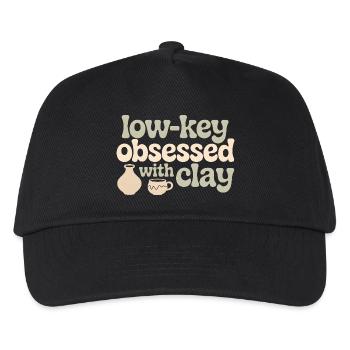 Toujours amoureux de l’argile | Céramique de poterie - Casquette de baseball Enfant - noir - Devant