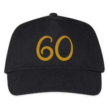 60 - Kids’ Baseball Cap - black - Front
